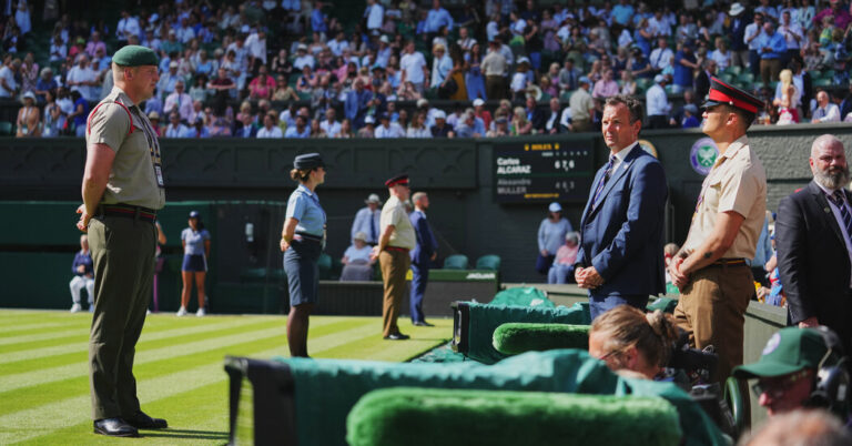 On Guard at Wimbledon – The New York Occasions