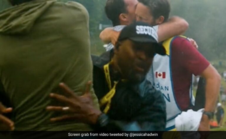 Mistaken For A Fan, Professional Golfer Tackled By Safety Guard In Canadian Open. Watch