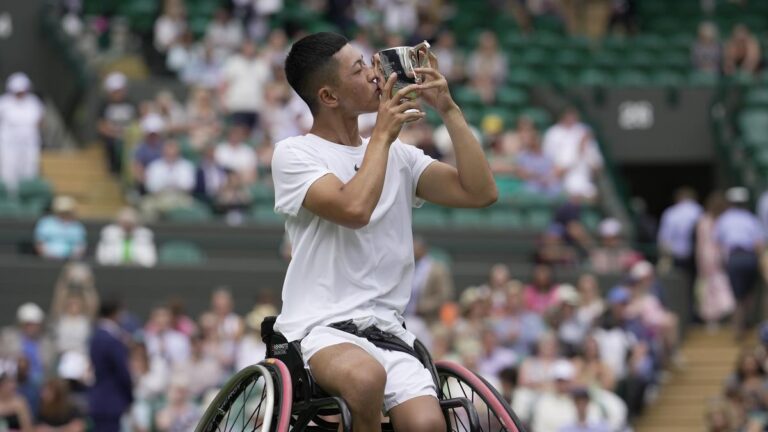 Japan’s Oda, 17, wins Wimbledon wheelchair title