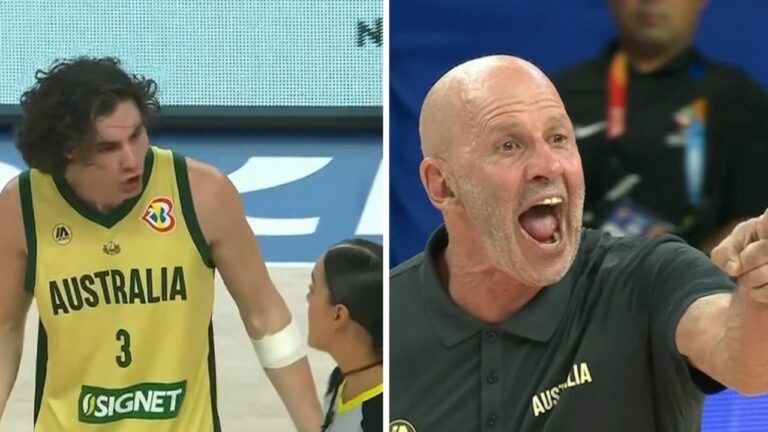 Boomers vs Germany, rating, highlights, Josh Giddey foul, blood rule, Patty Mills, field rating, Brian Goorjian press convention, response