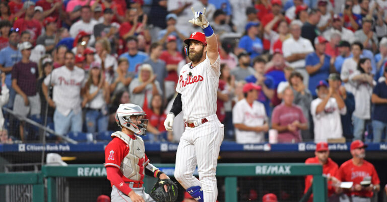 Bryce Harper Is Lastly Crushing the Ball Once more