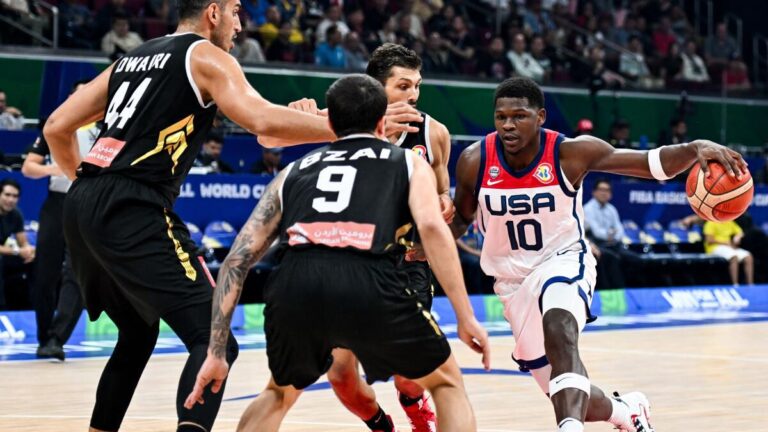 U.S. working collectively at Basketball World Cup, says Anthony Edwards