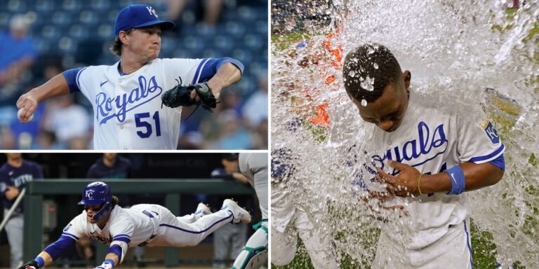 Dairon Blanco’s walk-off bunt saves Brady Singer’s gem