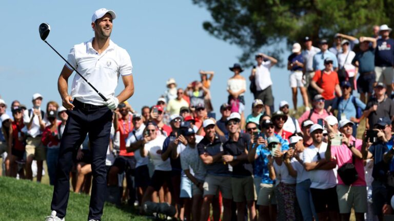 Novak Djokovic groups up with Gareth Bale for All-Star golf match earlier than Ryder Cup 2023