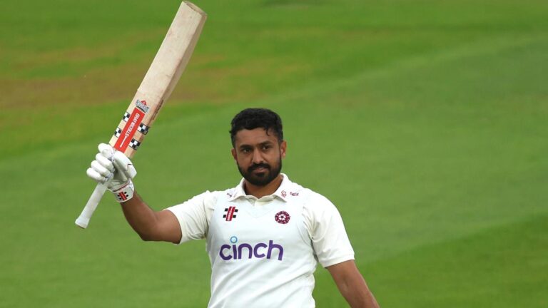 Karun Nair scores unbeaten 144 for Northamptonshire in opposition to Surrey