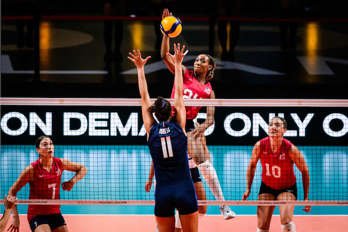 USA ladies 5-0 after topping Italy in Street to Paris Volleyball Qualifier