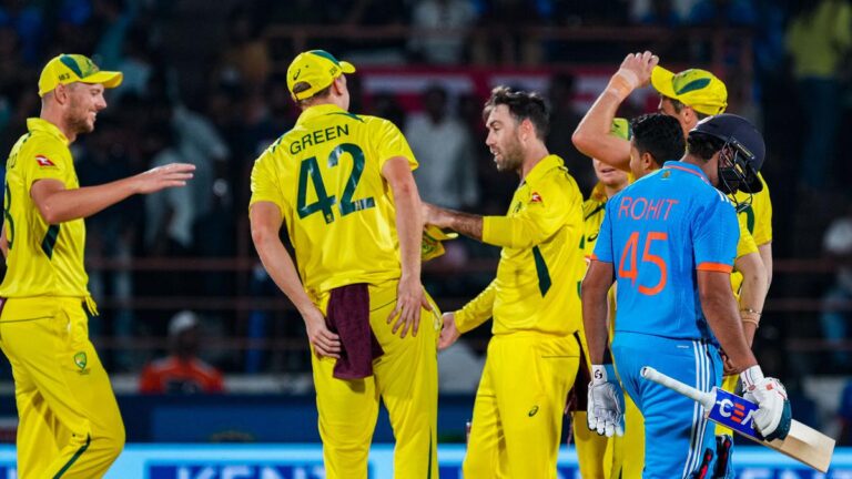 IND vs AUS third ODI: Marsh, Maxwell assist Australia snap dropping streak, beat India earlier than World Cup opener