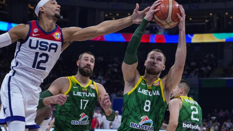 US falls to Lithuania at Basketball World Cup however nonetheless qualifies for Paris 2024 Olympics