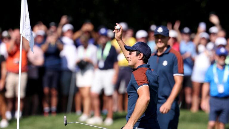 Viktor Hovland hole-in-one; video, Europe vs USA, when does it begin? matchups, information