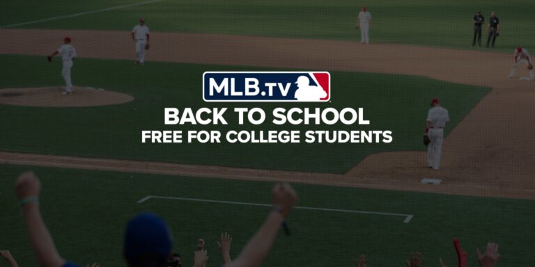 MLB.TV free for faculty college students for remainder of 2023 season