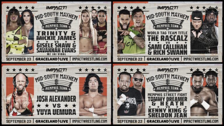 It’s Mid-South Mayhem! See These Unimaginable Matchups & Extra This Friday & Saturday in Memphis – IMPACT Wrestling