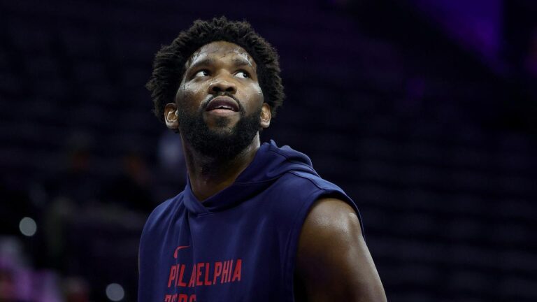 Joel Embiid commerce rumours, New York Knicks bundle, Philadelphia 76ers roster, James Harden enjoying future