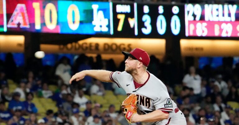 Diamondbacks Erupt in Recreation 1 Rout at Dodger Stadium