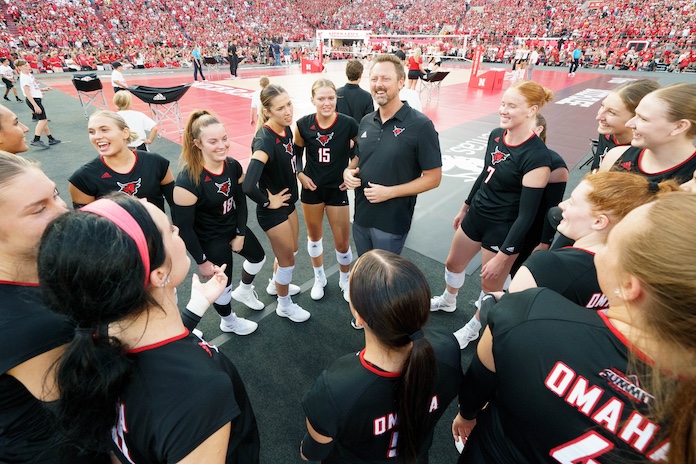 Resurgent Omaha one in every of three Nebraska groups in NCAA Division I volleyball discipline