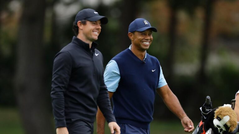 Woods-McIlroy digital golf league launch postponed to 2025