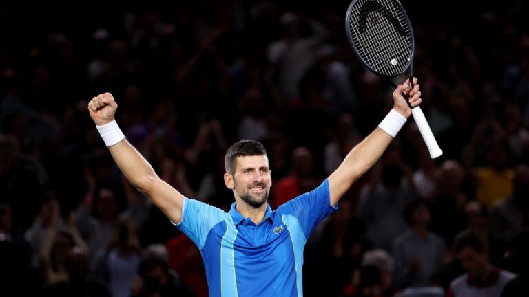 Novak Djokovic beats Dimitrov to win record-extending seventh Paris Masters 2023 title