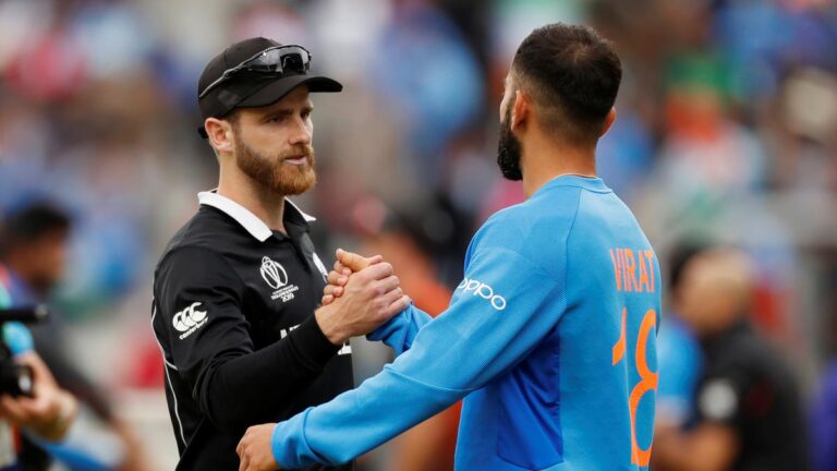 Virat Kohli, Kane Williamson equal ODI World Cup report for many semifinal appearances