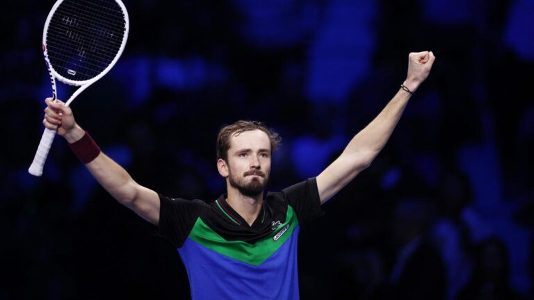 ATP Finals 2023: Medvedev books place in semis after beating Zverev in straight units