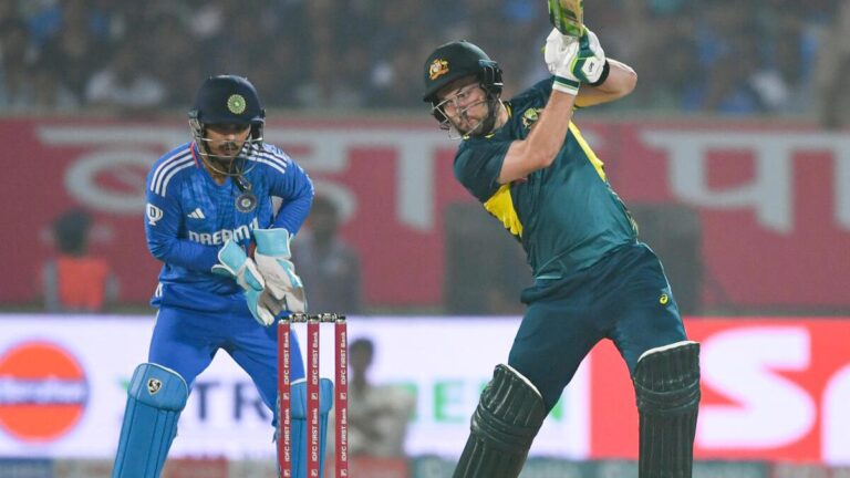 IND vs AUS: Josh Inglis hits 47-ball 100, notches maiden T20I ton in opposition to India