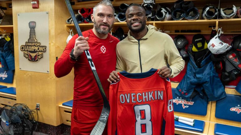 Frances Tiafoe Hits The Ice With Alex Ovechkin & The NHL’s Washington Capitals | ATP Tour