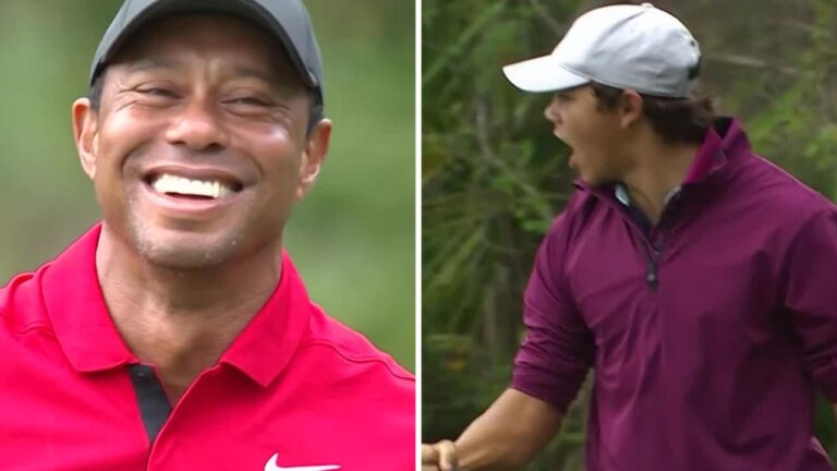 Tiger Woods son Charlie stars, highlights, video, how previous is he, age