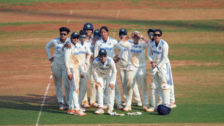 India vs Australia LIVE Rating, Day 4 Girls’s Check: IND 18/1; Mandhana, Richa rebuild in 75-run chase