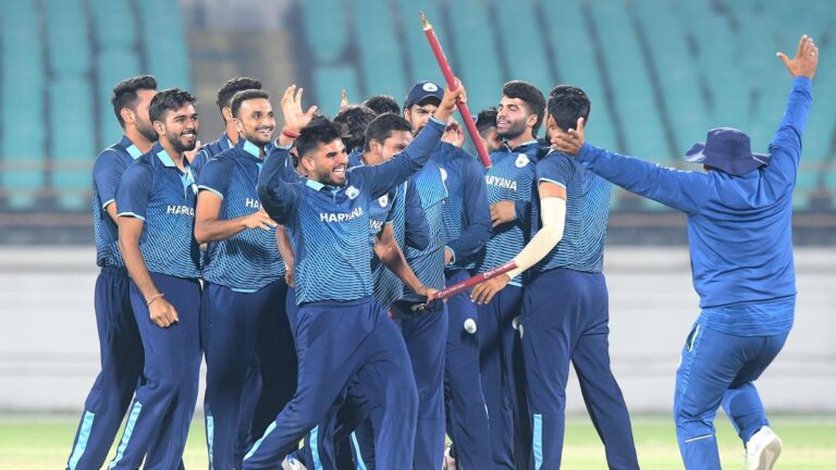 Vijay Hazare Trophy 2023: Haryana beats Rajasthan by 30 runs to clinch maiden title