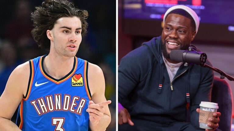 Kevin Hart in awkward Josh Giddey drama after Patrick Beverley’s dwell TV query