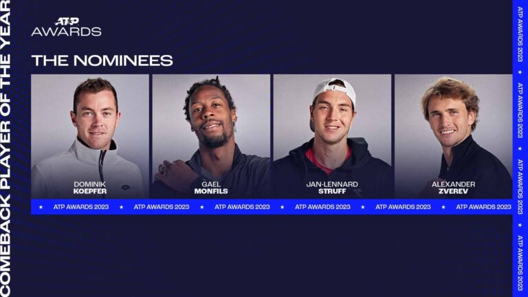 2023 Comeback Participant Of The Yr Nominees: Monfils, Zverev, Koepfer, Struff | ATP Tour