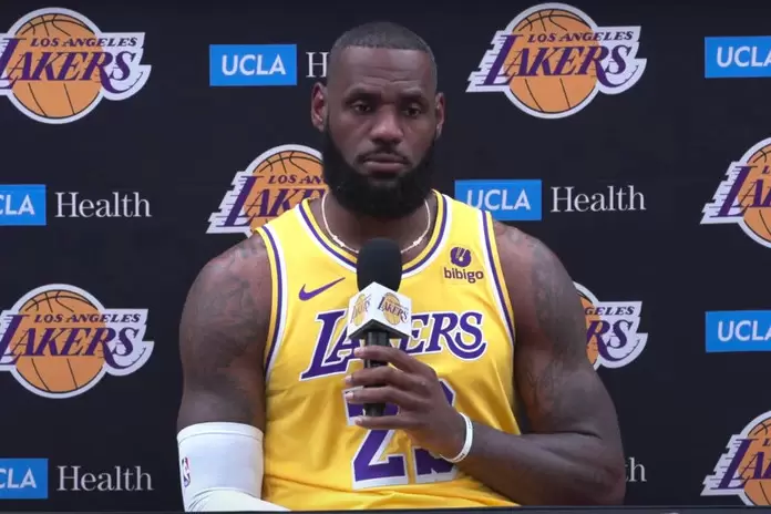 LeBron James reacts to his buddy betting on NBA video games by unlawful bookie