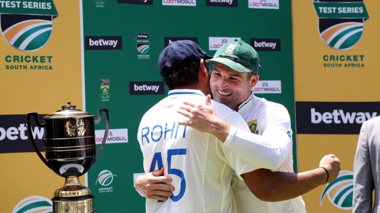 SA vs IND: Rohit Sharma items signed India jersey to Elgar after farewell Check