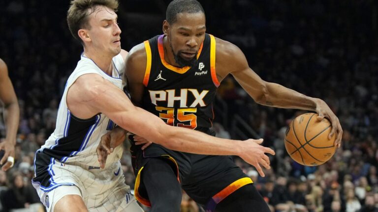 NBA outcomes roundup: Suns lean on star energy to clip Magic