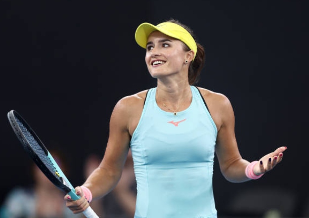 Arina Rodionova Closes in on Twin Dream Down Below