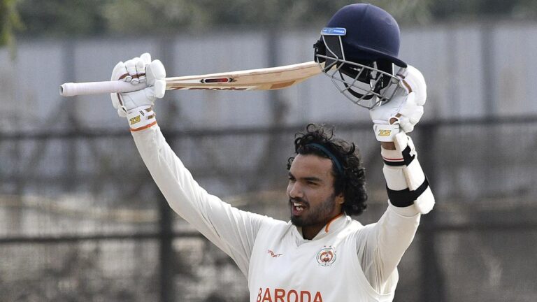 Ranji Trophy 2023-24: Baroda provides to Delhi’s woes, Jyotsnil hits career-high unbeaten 215