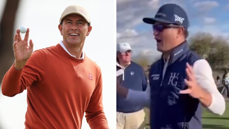 Waste Administration Phoenix Open, fourth spherical, leaderboard, Adam Scott, Zach Johnson fires up at followers, video, newest, updates