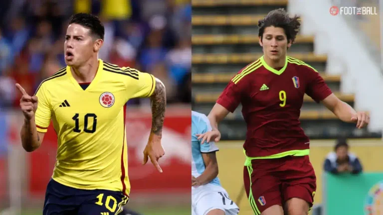 Colombia nationwide soccer workforce vs Venezuela nationwide soccer workforce timeline