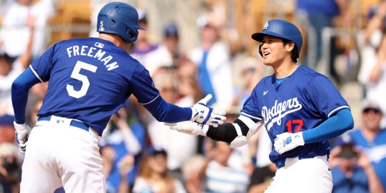 Shohei Ohtani homers in Dodgers Spring Coaching debut