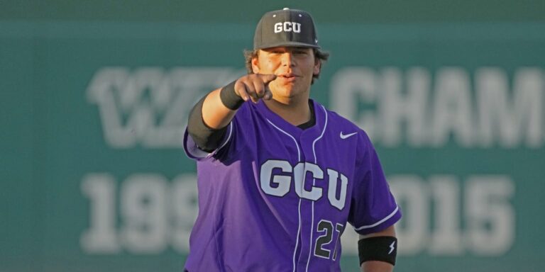 Grand Canyon’s Zach Yorke homers at MLB Desert Invitational