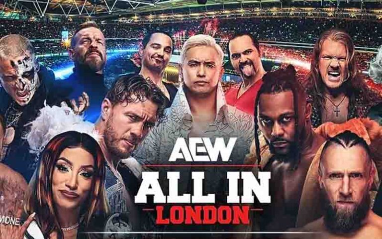 AEW’s Newest Signings Take Heart Stage on AEW All In 2024 Poster