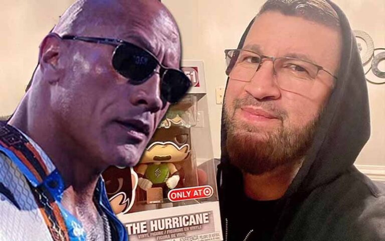 Hurricane Helms Promotes His Personal Merchandise At The Expense of The Rock