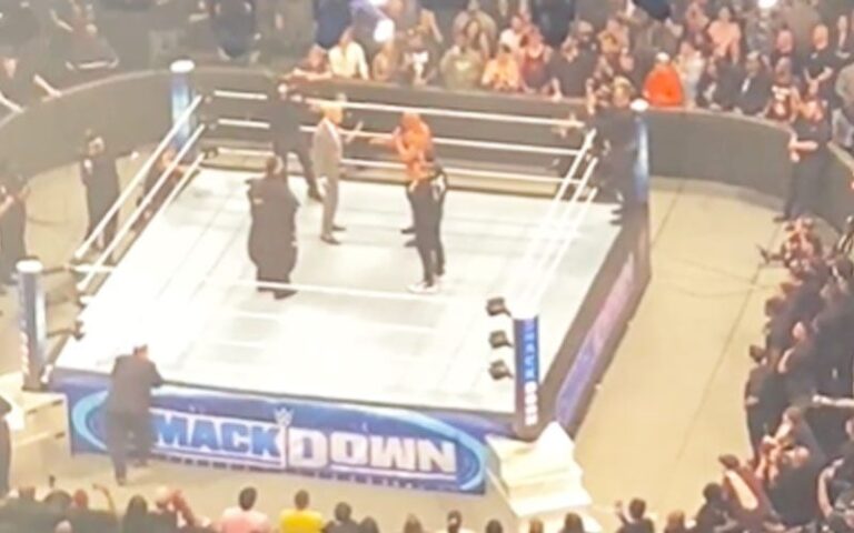 Footage Reveals The Rock Getting Prompted to End Promo Rapidly on 3/8 Smackdown