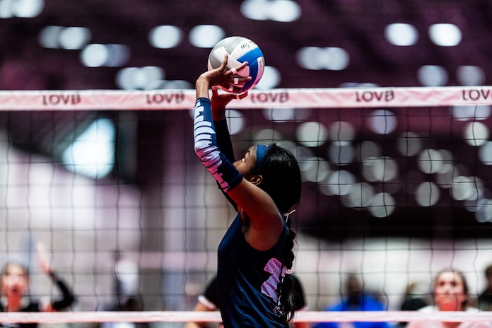 Ladies membership volleyball Dream Group: Jones, Dunn, Vander Wal, Berg, Harrington, Humphrey, Evans, Hernandez