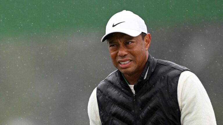 The Masters 2024, dwell golf scores, spherical one leaderboard, AEST tee occasions, climate updates at Augusta, rain, Australians, Tiger Woods