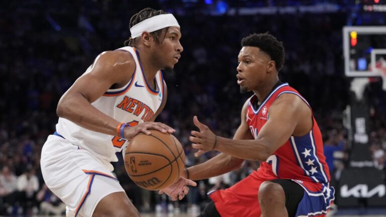 NBA roundup: Knicks rally for 1-0 collection lead in opposition to 76ers; Nuggets edge previous Lakers