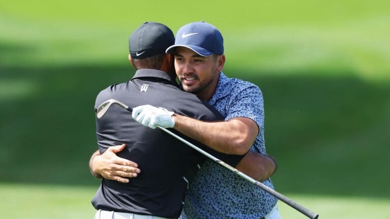 Tee instances for spherical one revealed, Tiger Woods and Jason Day paired collectively, groupings, subject, AEST