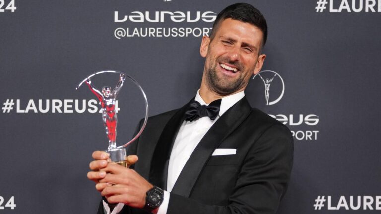 Laureus Awards 2024: Djokovic and Bonmati win prime honours