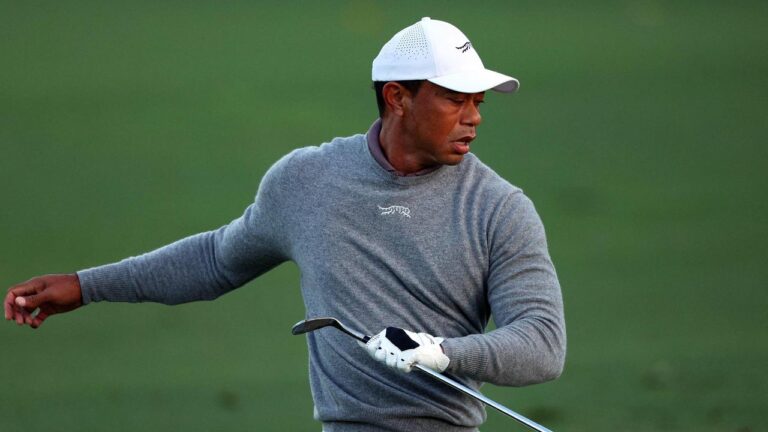 ‘F***’s sake’: Tiger’s brutal begin to 23-hole slog as wind wreaks havoc — Masters LIVE