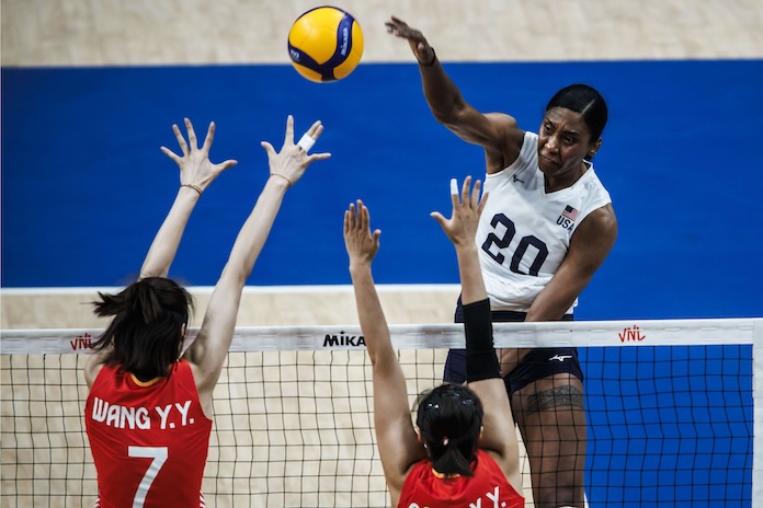 China storms again to deal USA 3-1 Volleyball Nations League defeat