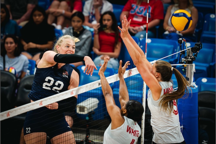 Plummer, Jordans lead USA to Volleyball Nations League win over Canada