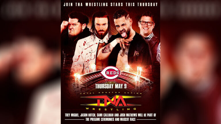 Be a part of TNA Wrestling Stars on the Cincinnati Reds Sport This Thursday – TNA Wrestling